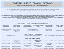 Tablet Screenshot of coastalradio.org.uk